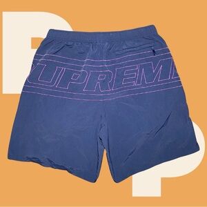 Supreme Big Logo Nylon Short (Large)